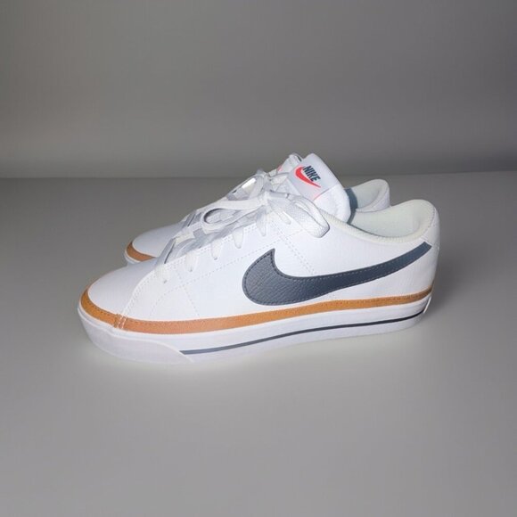 Nike Mens Court Legacy Next Nature White Desert Ochre Low Sneaker Shoe, Size 10 - Picture 1 of 5